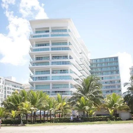Apartamento Beachfront Bliss-2br Haven Steps From Sandy Shores Cartagena
