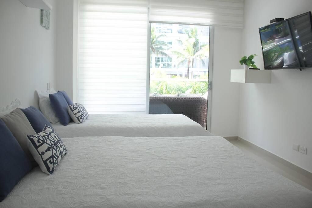 Apartamento Beachfront Paradise 2Br Pools & Direct Beach Access