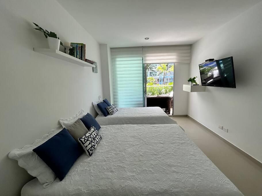 Apartamento Beachfront Paradise 2Br Pools & Direct Beach Access