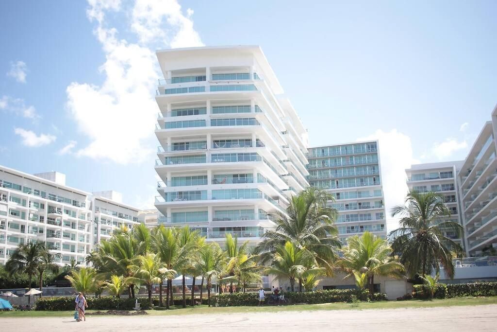 Apartamento Beachfront Paradise 2Br Pools & Direct Beach Access Cartagena