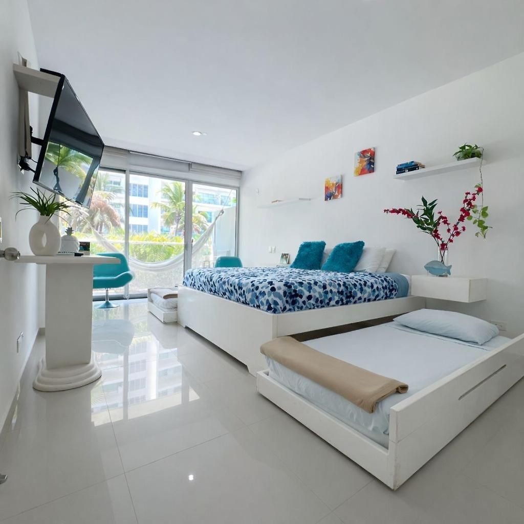 Apartamento Beachfront Paradise 2br Pools & Direct Access Cartagena