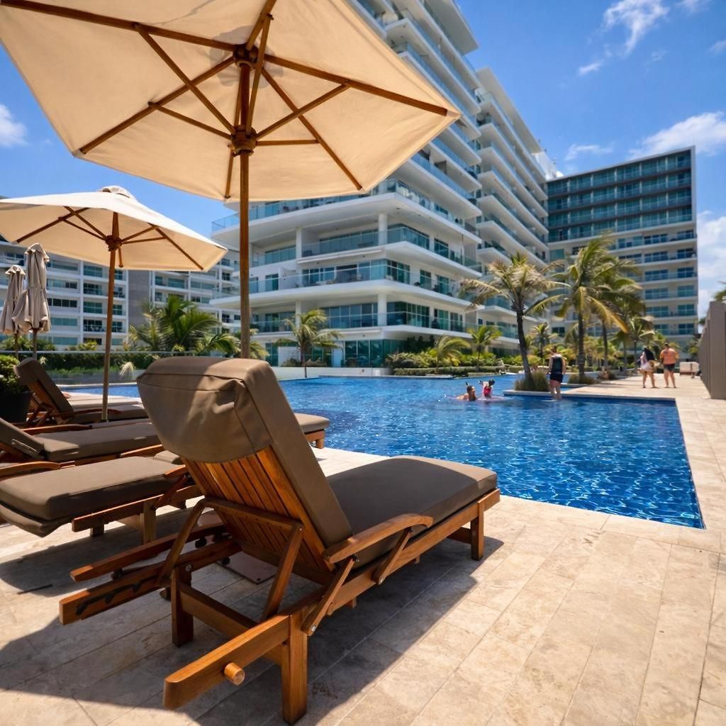 Beachfront Paradise 2br Pools & Direct Access Apartamento Cartagena