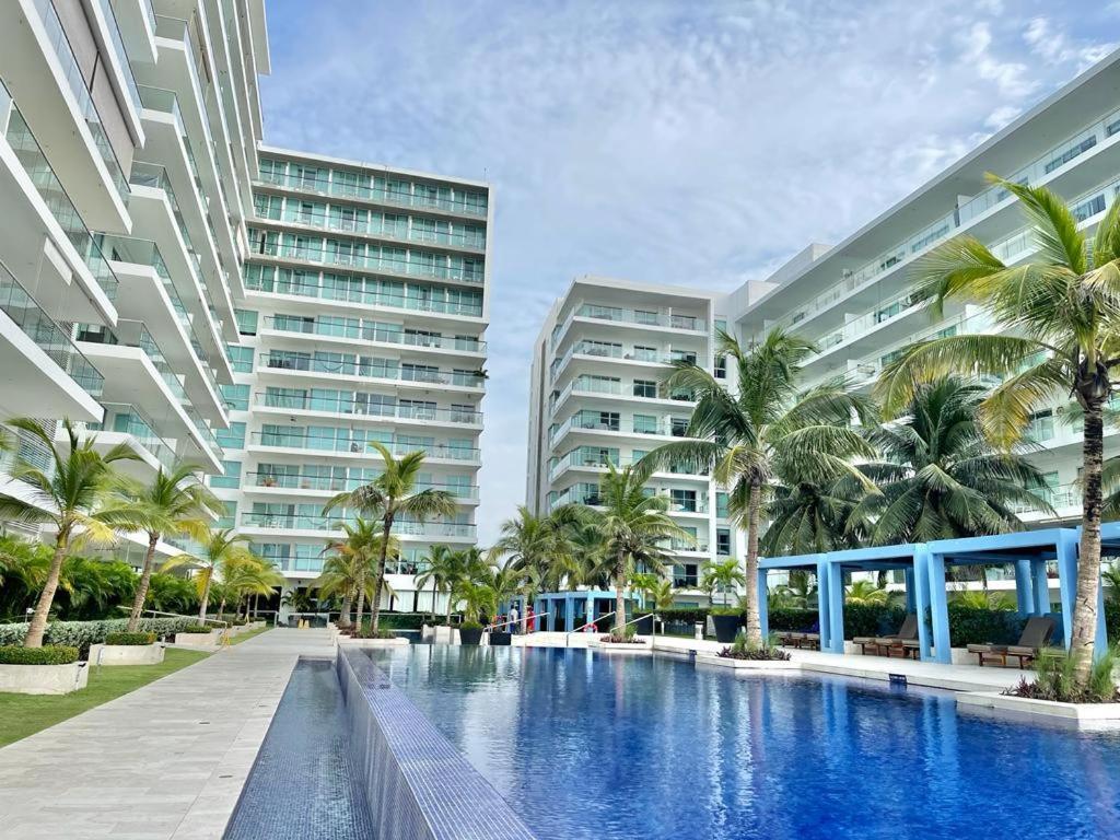 Apartamento Beachfront Bliss-2br Haven Steps From Sandy Shores Cartagena